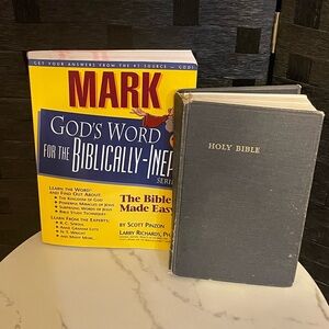 Holy Bible and Mark Study Guide Set